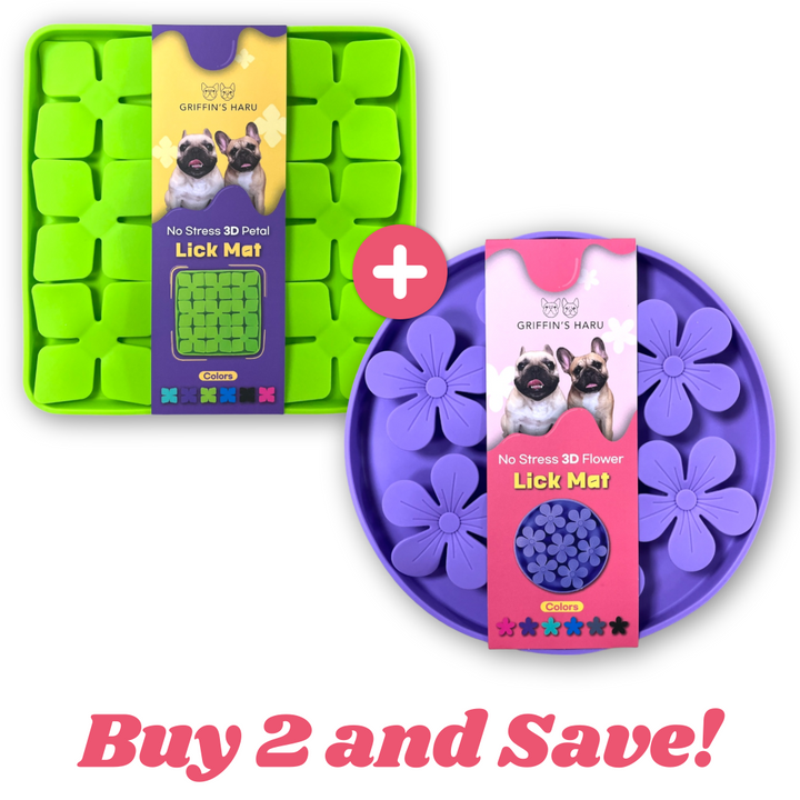No Stress 3D Lick Mat Bundle