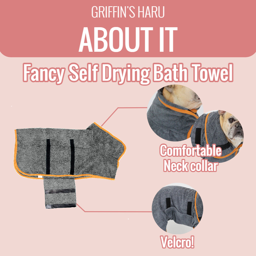 Fancy Self Drying Bath Towel