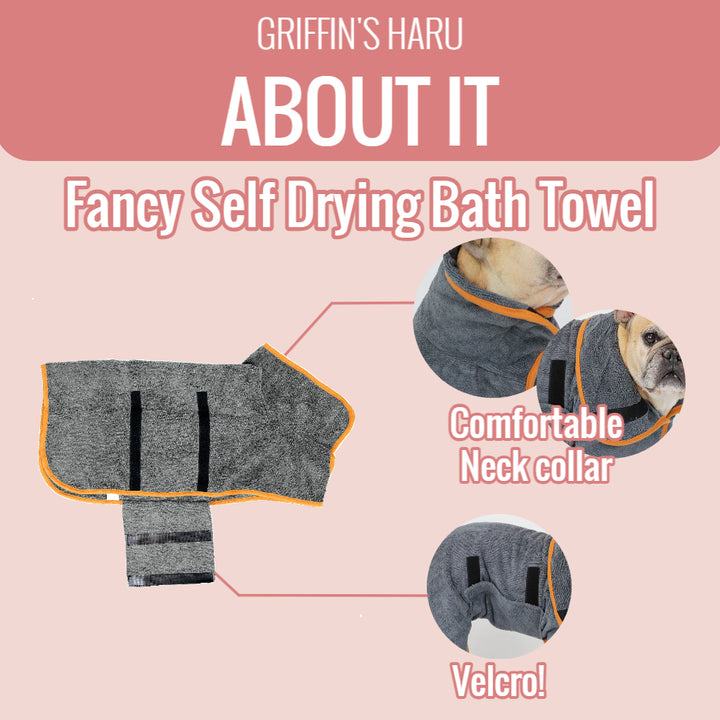 Fancy Self Drying Bath Towel