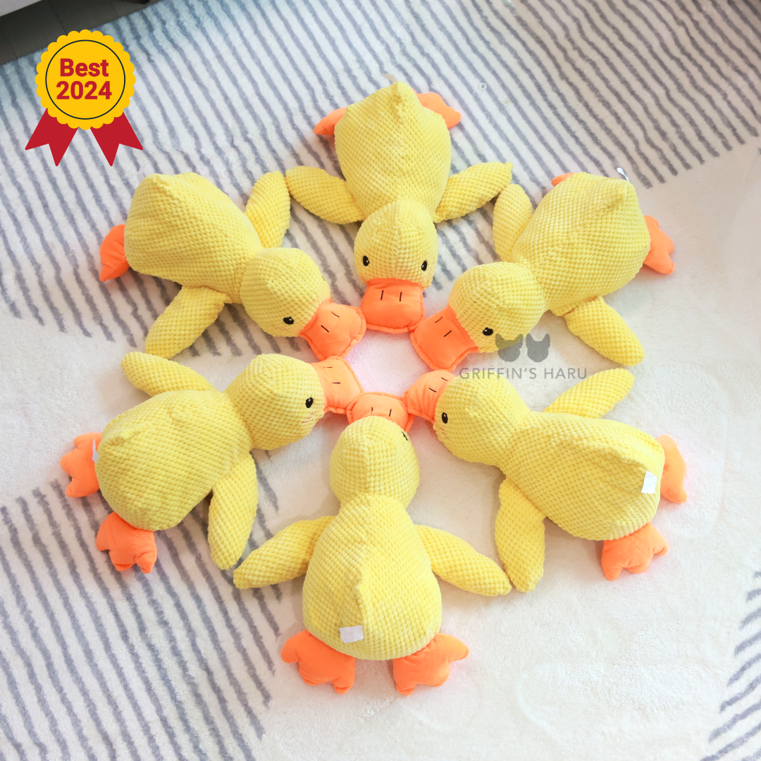 Calming Duck - 2 in 1 dog Toy & Pillow – Griffin's Haru