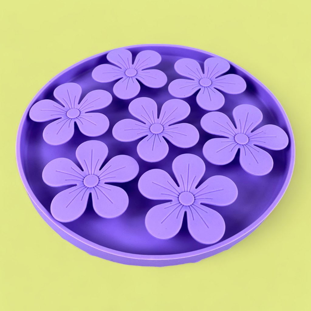 No Stress 3D Flower Lick Mat