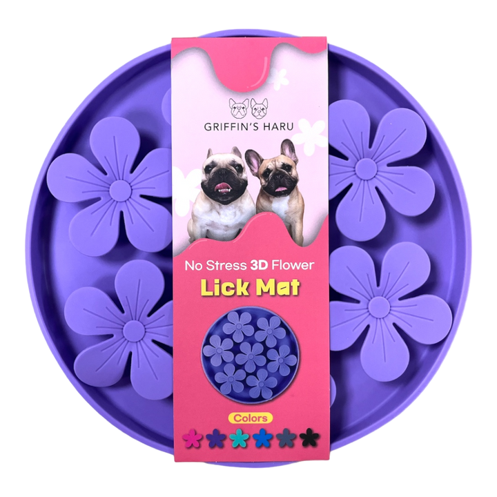 No Stress 3D Flower Lick Mat
