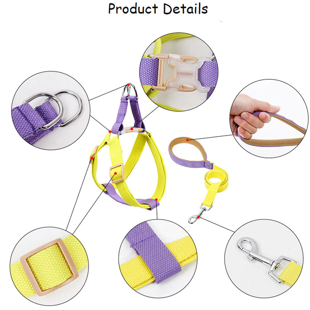 Grape/Yellow Easy Peasy Harness Set (6576431530118)