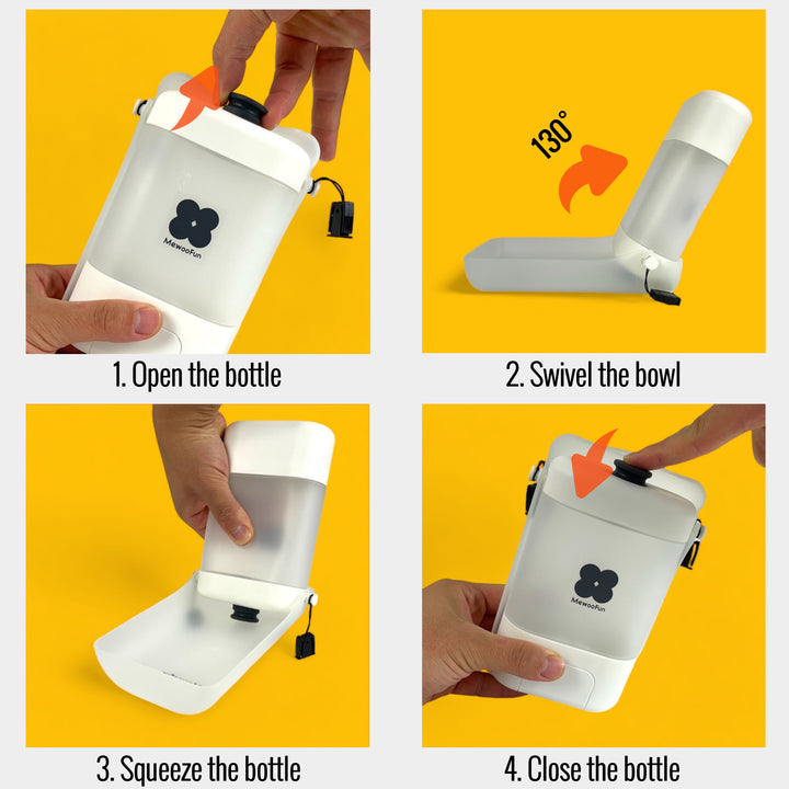 3 In 1 Smart Water Bottle - Yellow