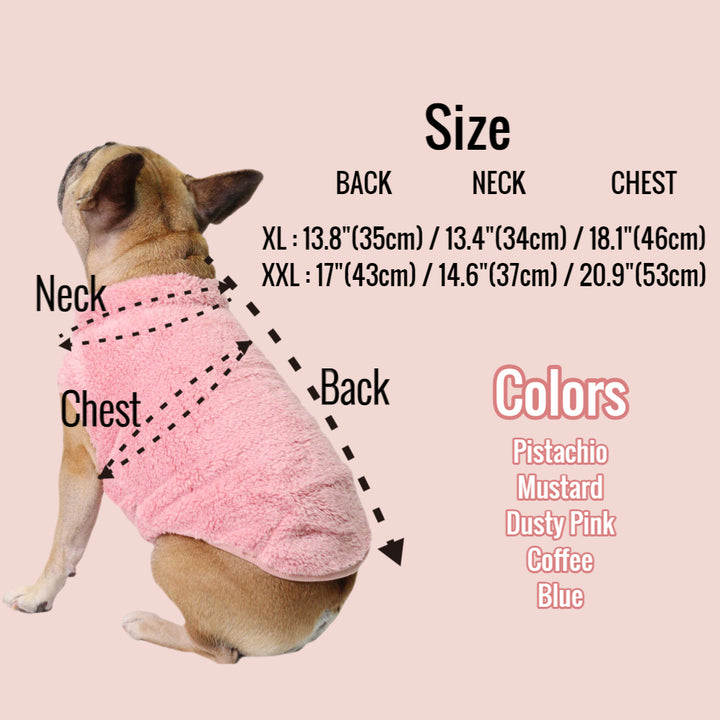 Dusty Pink Floof Vest