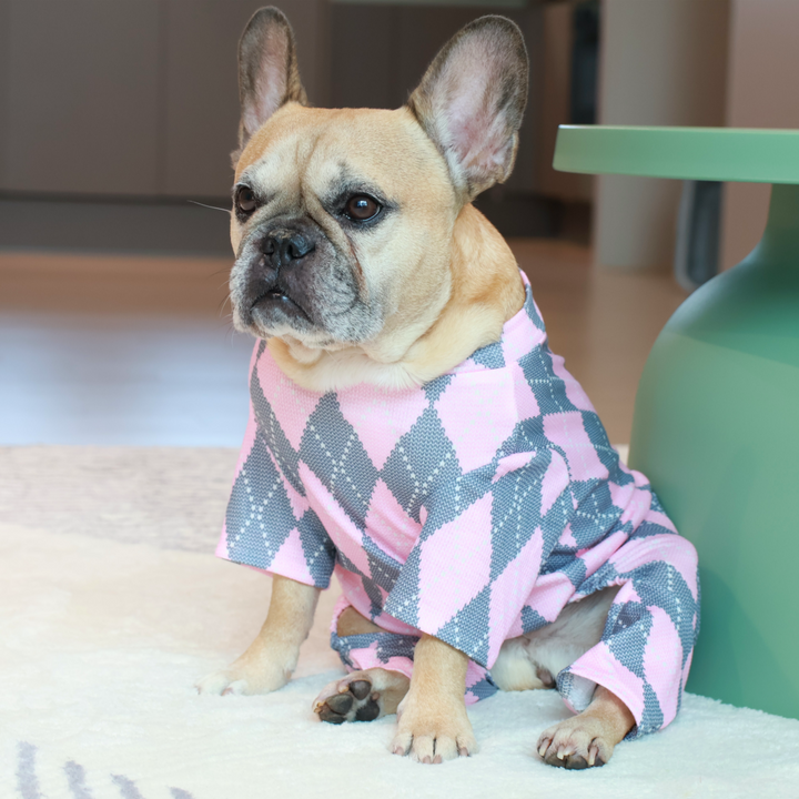 Royal Argyle Soft Pajamas - Pink