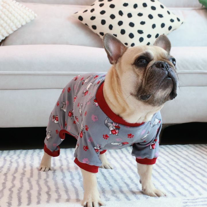 Luxury Soft Pajamas- Frenchie Sweet Dreams