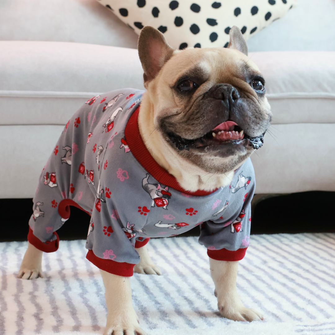 Luxury Soft Pajamas- Frenchie Sweet Dreams