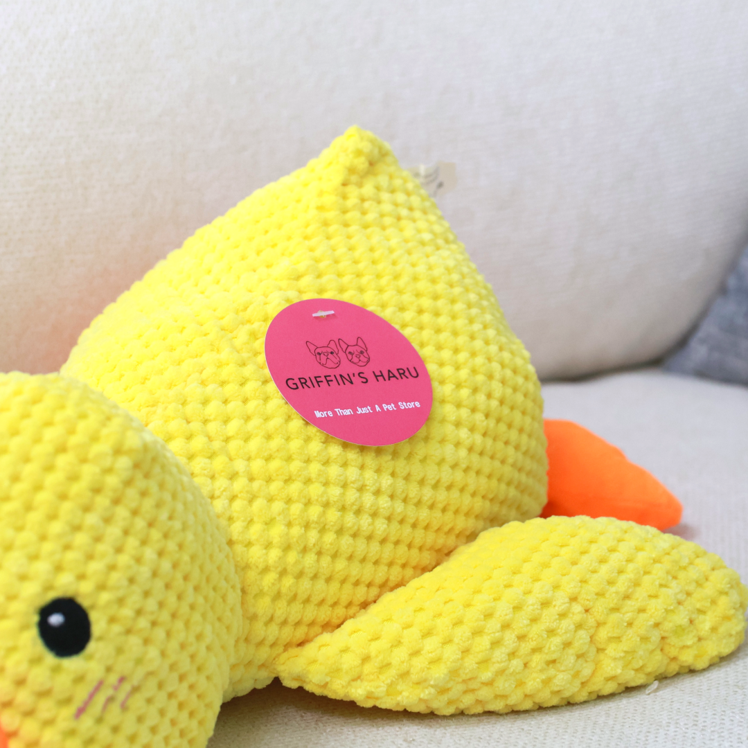 Griffin's Haru Calming Duck - 2 in 1 Dog Toy & Dog Pillow