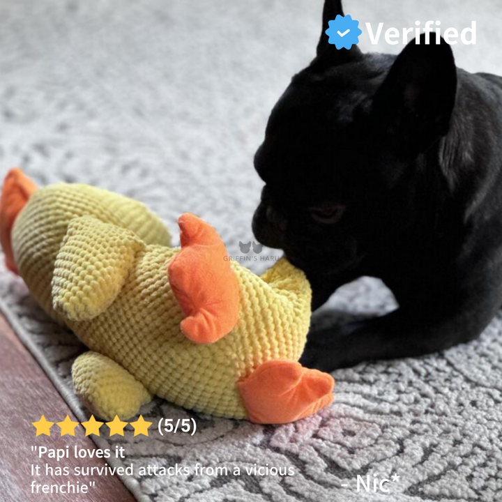 Griffin's Haru Calming Duck - 2 in 1 Dog Toy & Dog Pillow