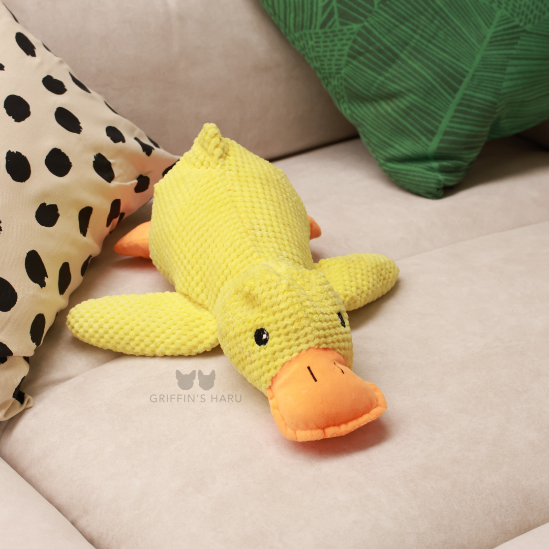 Griffin's Haru Calming Duck - 2 in 1 Dog Toy & Dog Pillow