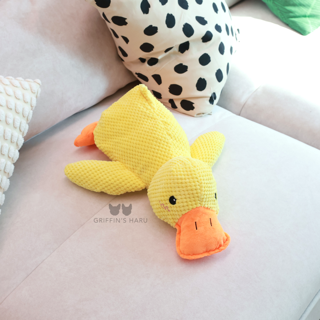 Griffin's Haru Calming Duck - 2 in 1 Dog Toy & Dog Pillow