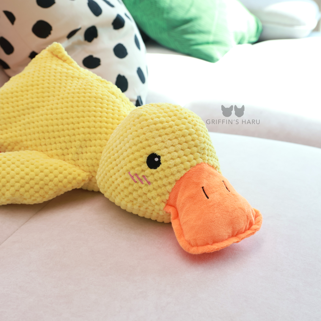 Griffin's Haru Calming Duck - 2 in 1 Dog Toy & Dog Pillow