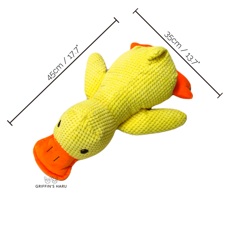 Griffin's Haru Calming Duck - 2 in 1 Dog Toy & Dog Pillow