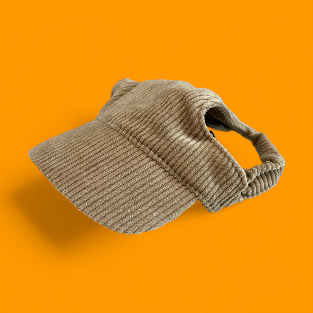 Cool Corduroy Sun Cap - Kool Khaki
