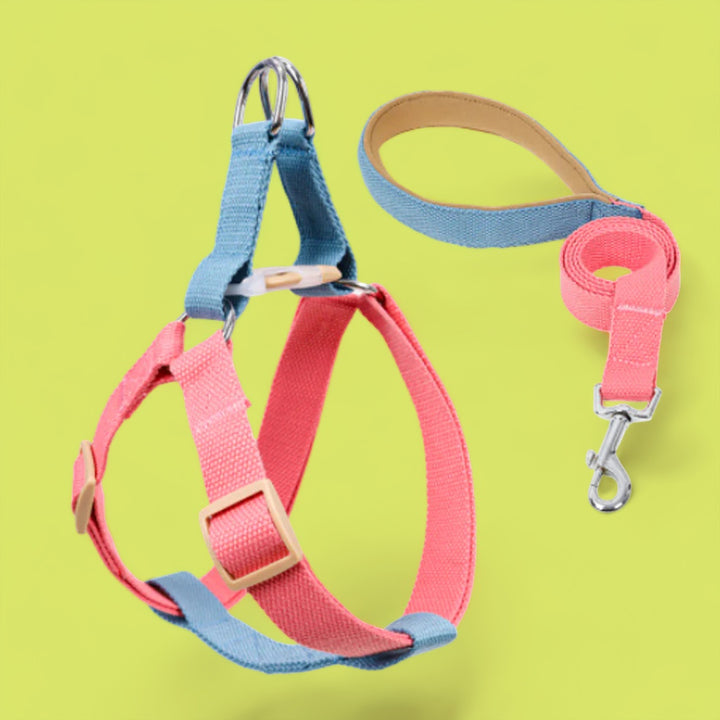 Pink/Sky Blue Easy Peasy Harness Set