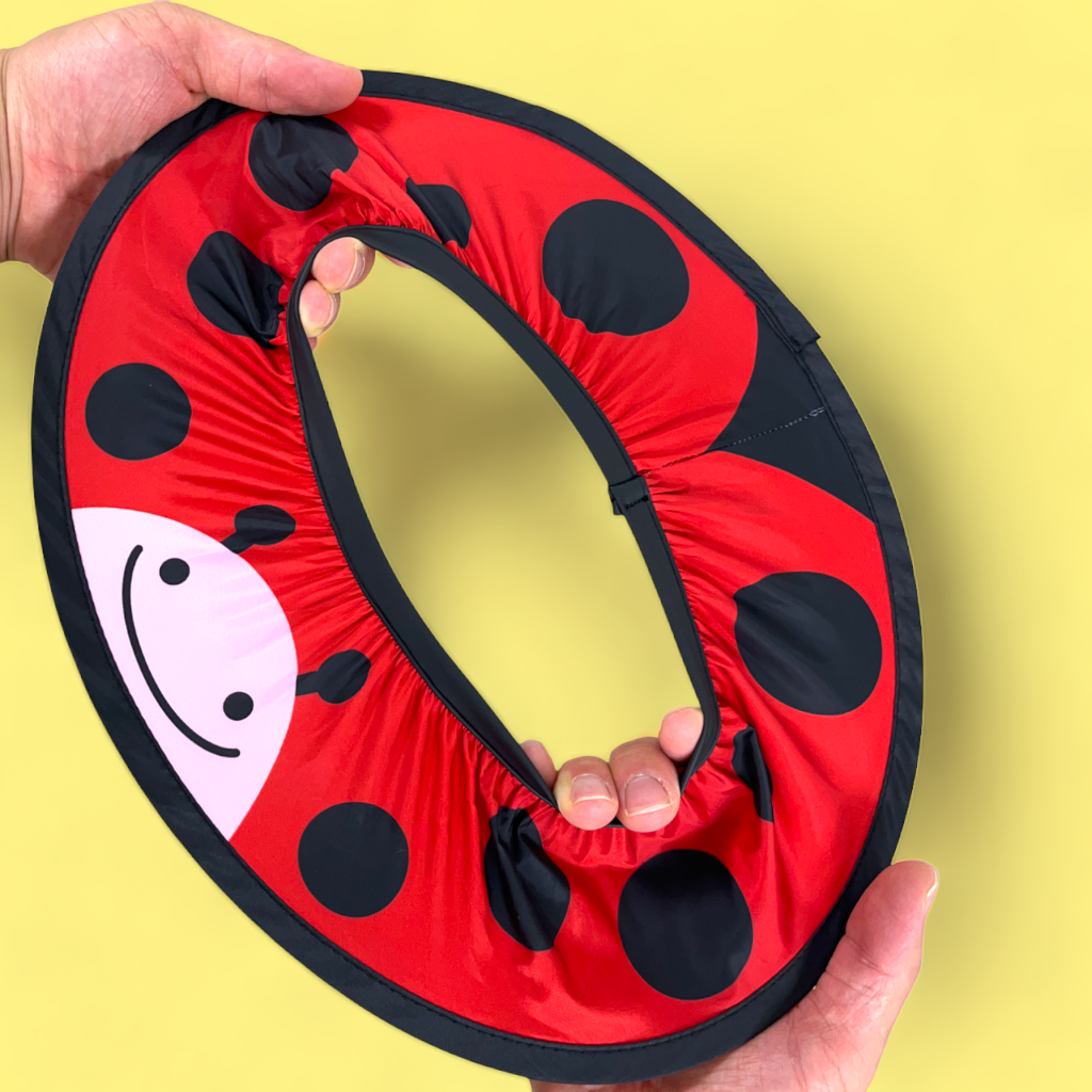 Doggo Ear Protector Shower Cap - Ladybug