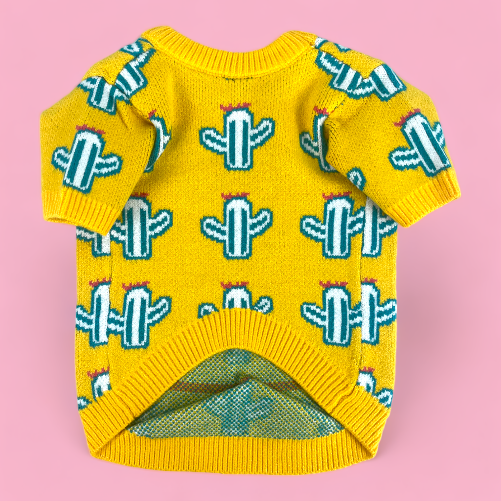 Soft Cactus Sweater - Yellow