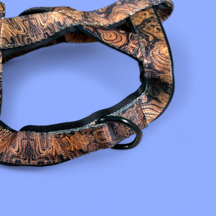 No Pull Padded Doggo Harness Set - Brown