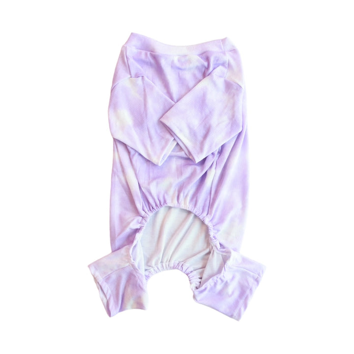 Organic Light Tie Dye Pajamas - PURPLE