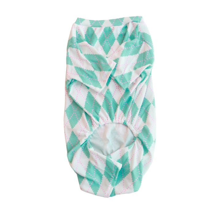 Royal Argyle Soft Pajamas - Turquoise