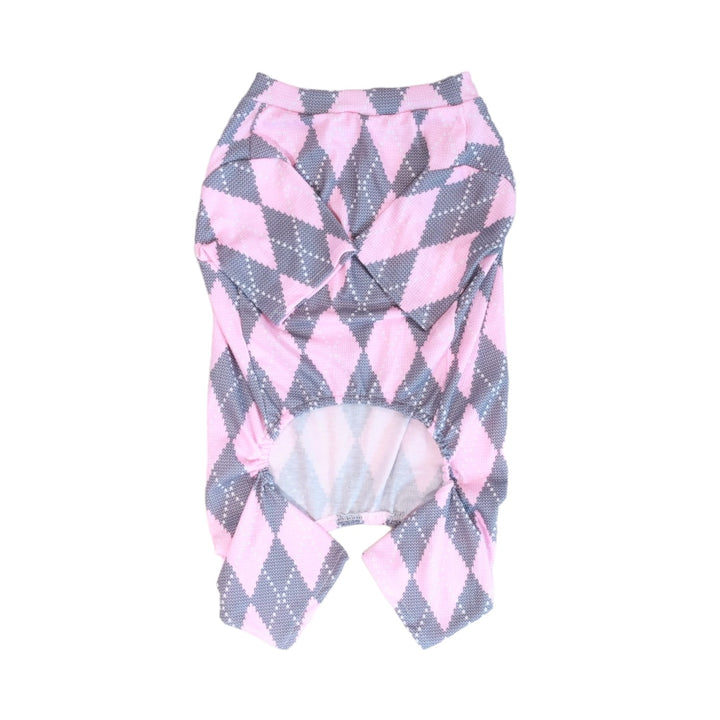 Royal Argyle Soft Pajamas - Pink