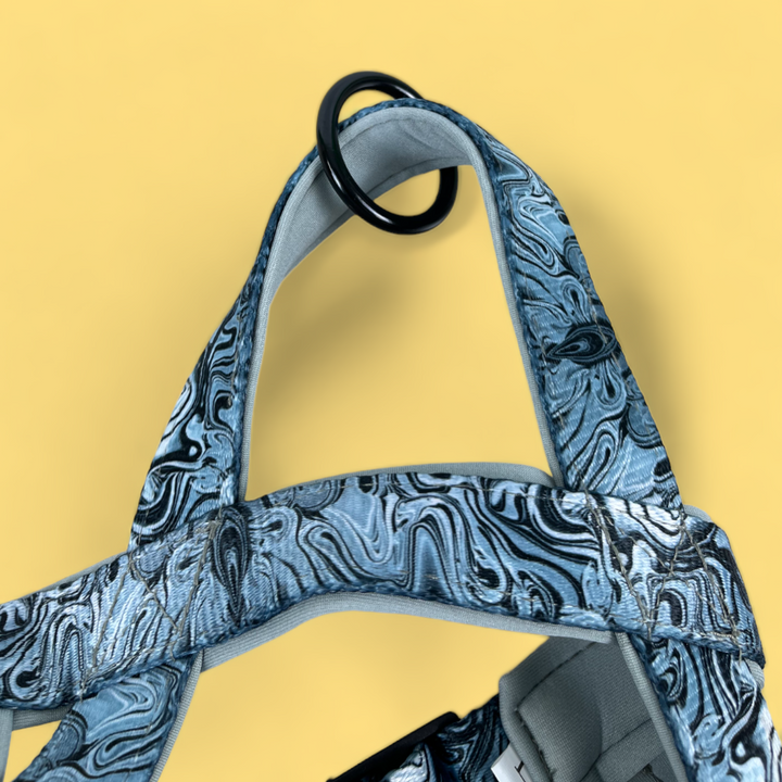 No Pull Padded Doggo Harness Set - Storm Gray