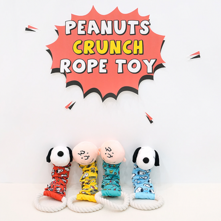 PEANUTS Stretchy Crunch Rope toy