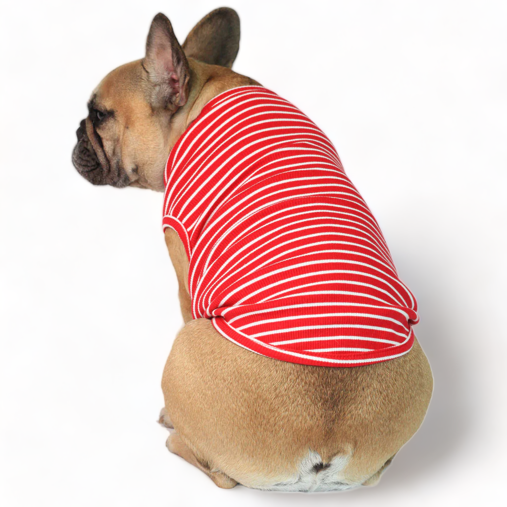 Red Potato Striped Vest