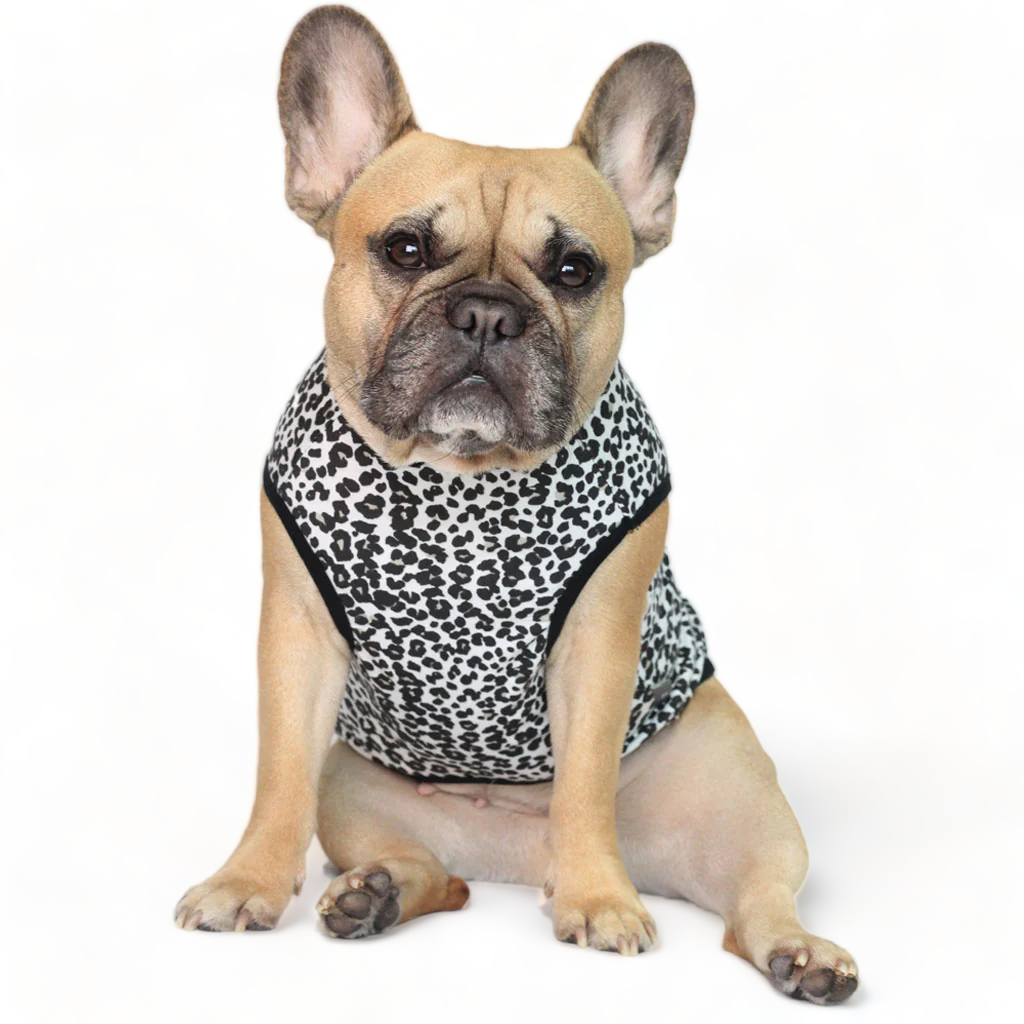 White Leopard Spot Vest