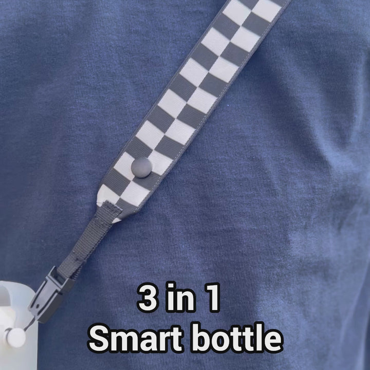 3 In 1 Smart Water Bottle - Sky Blue