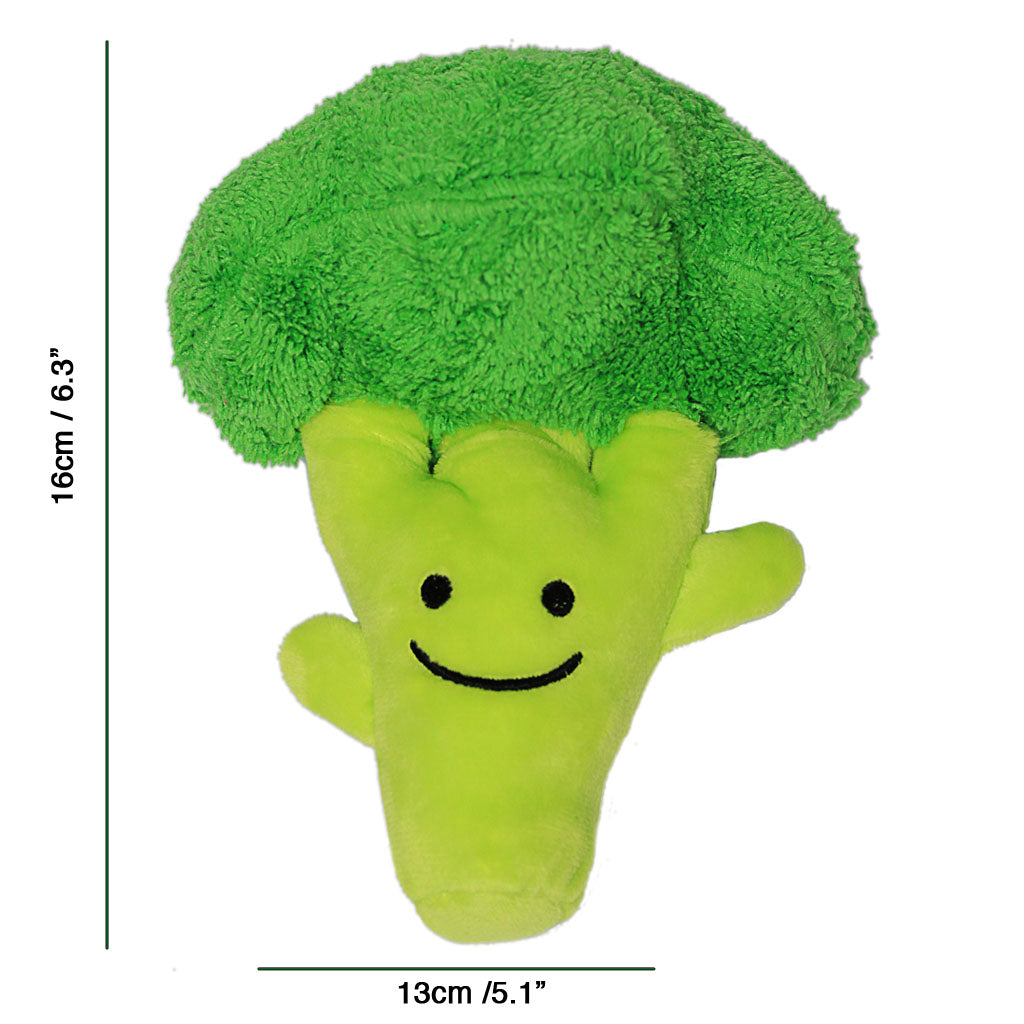 Green big broccoli toy for dogs. French Bulldog and dog toy broccoli. Griffin Frenchie cute dog toy (6545500930182)